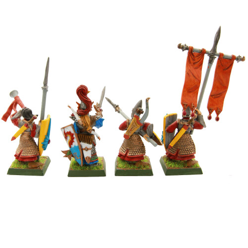Pre-painted High Elf Officers | 25mm Royal Guard 1