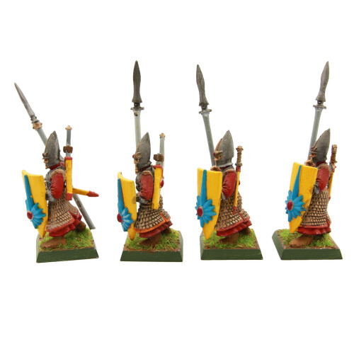 Pre-painted High Elf Spearmen | 25mm Royal Guard 1