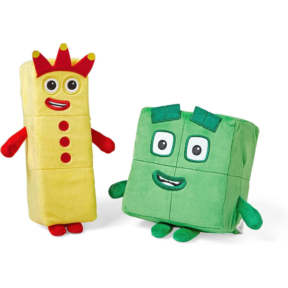 Learning Resources Numberblocks Three And Four Playful Pals Soft Plush Toy