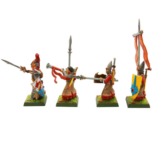 Pre-painted High Elf Officers | 25mm Royal Guard 2