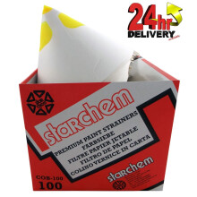 Premium Starchem Paint Strainers Pack of 100 Fine Mesh Filters