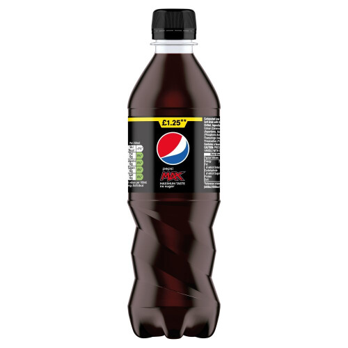 Pepsi Pepsi Max No Sugar Cola 500ml  (Pack of 12)