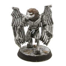 Pre-painted Humanoid Metalic Lammasu Miniature | 25mm tabletop scale scale