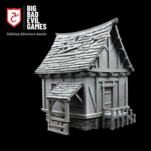 Old Run down house model | High quality for scale tabletop gaming