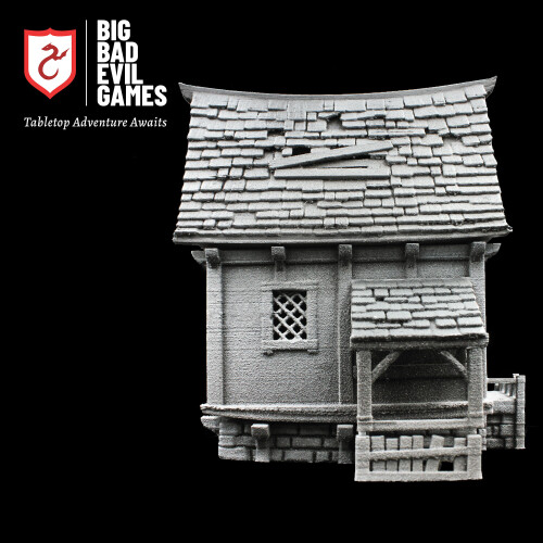 Old Run down house model | High quality for scale tabletop gaming 1