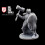 Dragonborn Cleric Miniature | Dragonkin with warhammer and shield 1