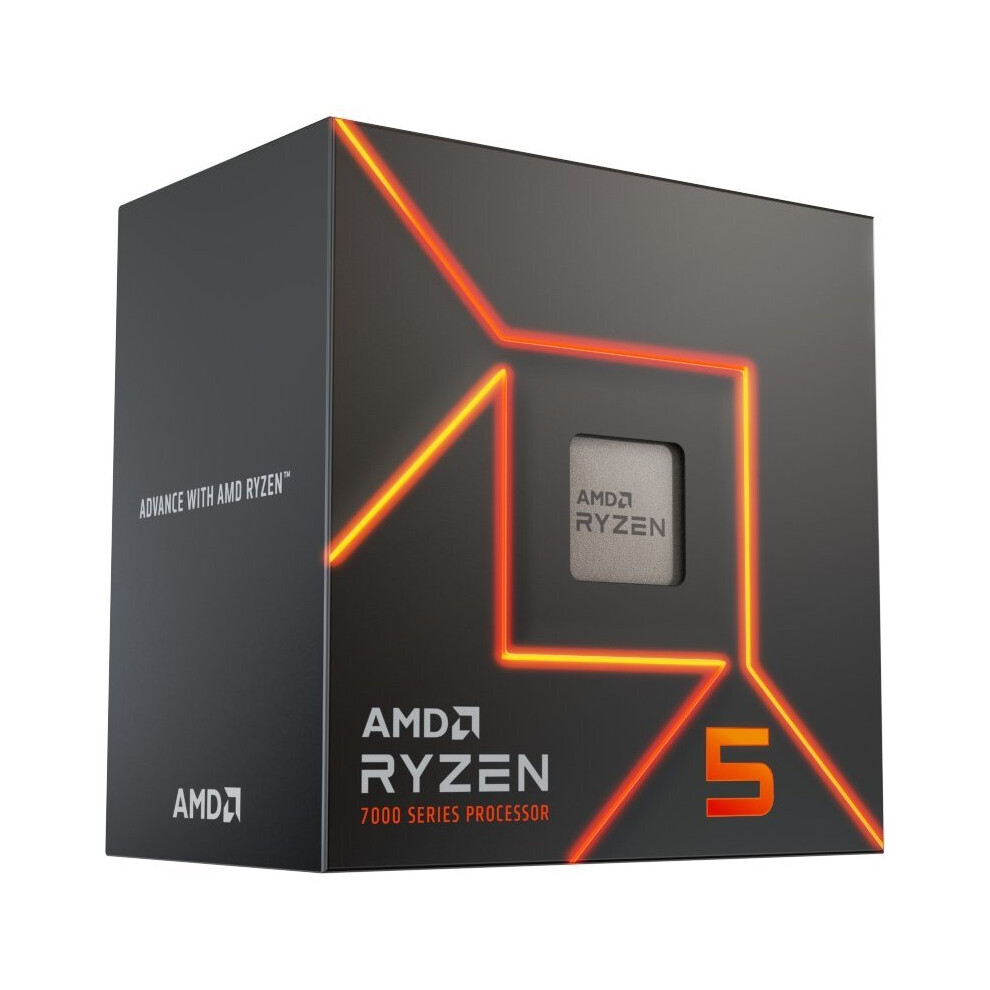 AMD Ryzen 5 7600 - 3.8 GHz - 6-core - 12 threads - 32 MB cache - Socket AM5 - AMD Processors multipack (MPK)