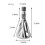 (Silver) 2pcs Deburring External Chamfer Tool 2
