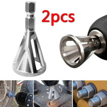 (Silver) 2pcs Deburring External Chamfer Tool