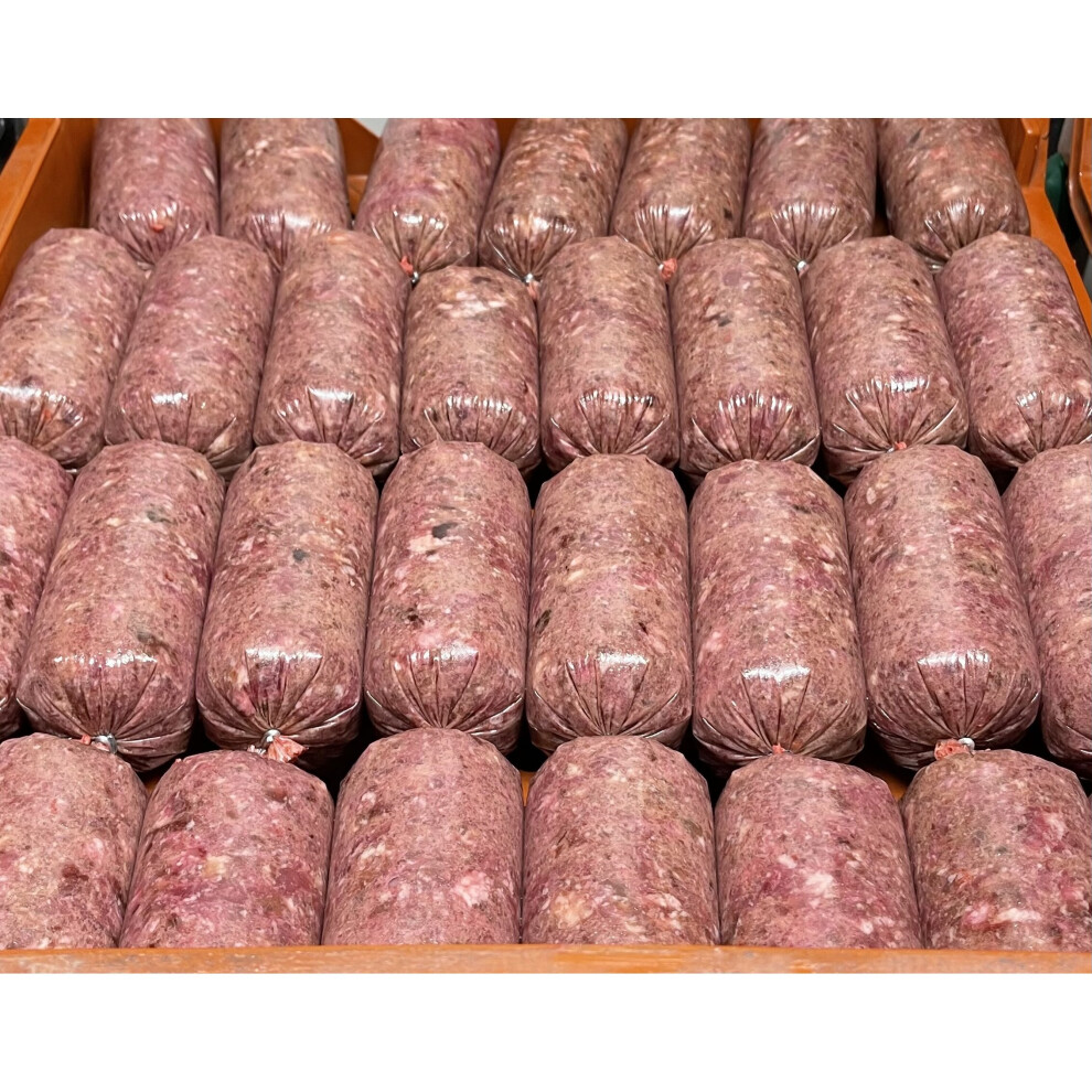 Middleton Raw Dog Food Frozen Duck Mince For Dogs - 40X500g Blocks (20Kg) 100% British Duck, No Additives, Defra Accredited