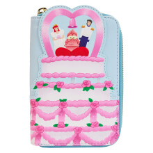 Loungefly Disney Purse Little Mermaid Wedding Cake new Official Blue Zip Around