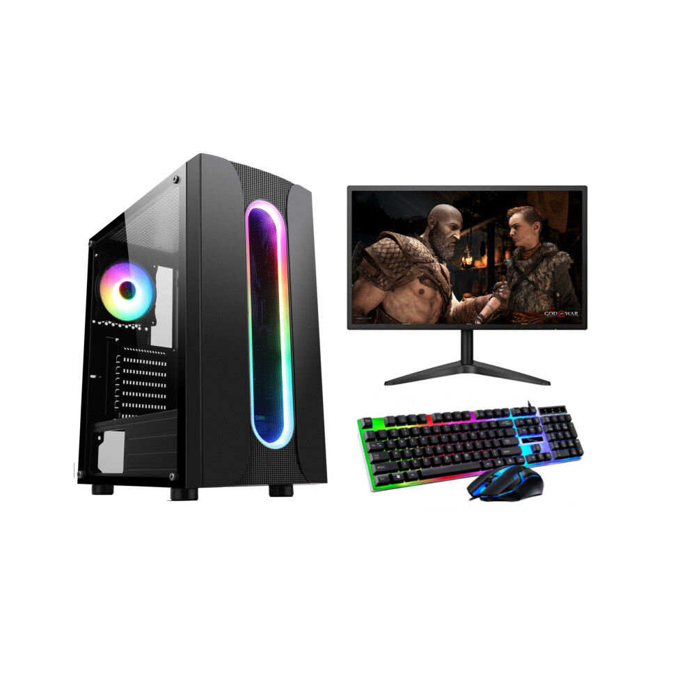 FCS Fast Gaming PC Computer Bundle Intel Quad Core i5 16GB 1TB GT730 Win11