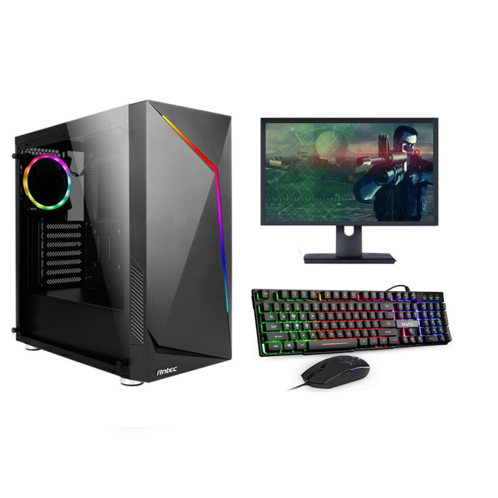 FCS Fast Gaming PC Computer Bundle Intel Quad Core i5 16GB 1TB GT730 Win11