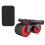 (Red) Abs Wheel Roller Automatic Rebound Abdominal Wheel Mute Training Exerciser 1
