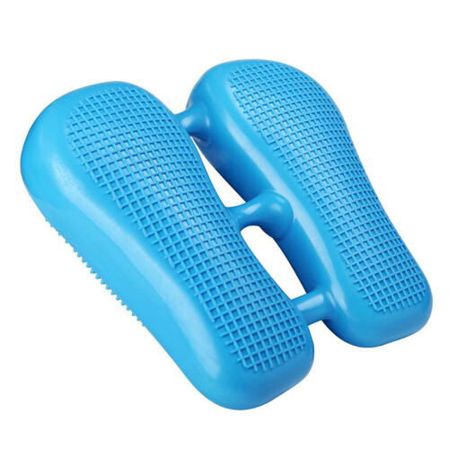 (Blue) Inflatable Balance Exercise Stepper Foot Massage Trainer Mini Stepper
