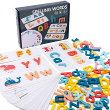 Spelling Word Puzzle Game Kids Montessori Educational Toys English