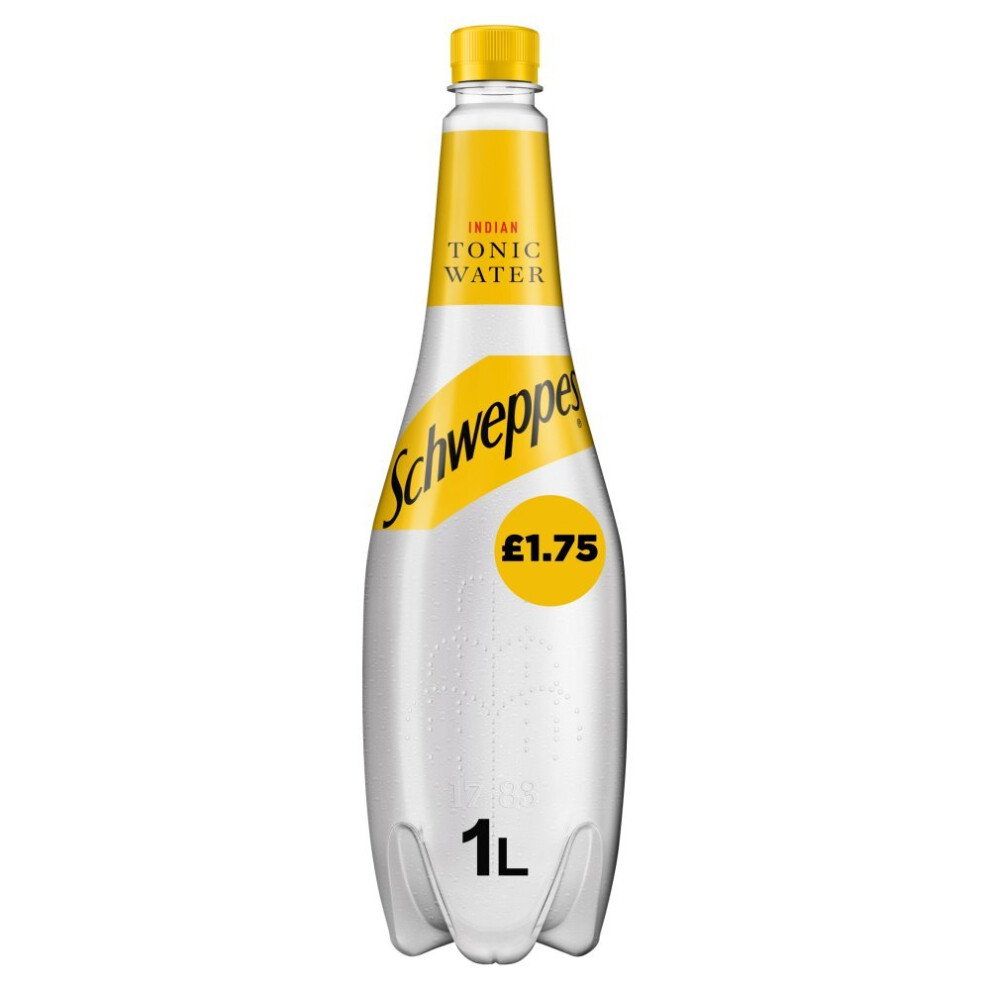 Schweppes Tonic Water 1L (Pack of 6)