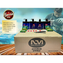 NMB SHAVING GEL FULL BOX  WITH 5 MORE ITEMS (NEXT DAY DELIVERY)
