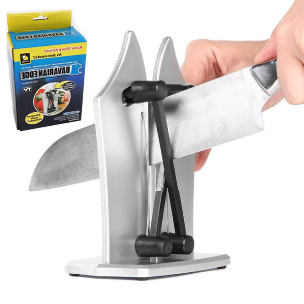 Knife Sharpener Kitchen Knife Sharpening Manual Hone Polishes Serrated