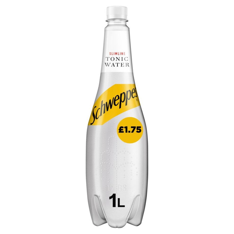 Schweppes Slimline Tonic Water 1L (Pack of 6)