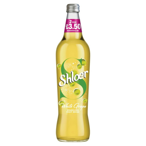 Shloer White Grape Sparkling Fruit Drink 750ml (Pack of 6) 2
