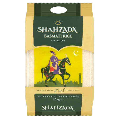 Shahzada Basmati Rice 10kg (Pack of 1) 1