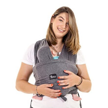 Koala Babycare Baby Sling Easy to Wear - Certified Ergonomic Support - Multi-Purpose Stretchy Baby Carrier Suitable up to 9 kg