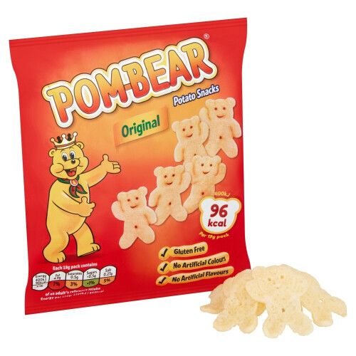Pom-Bear Original Crisps 19g (Pack of 36) 2