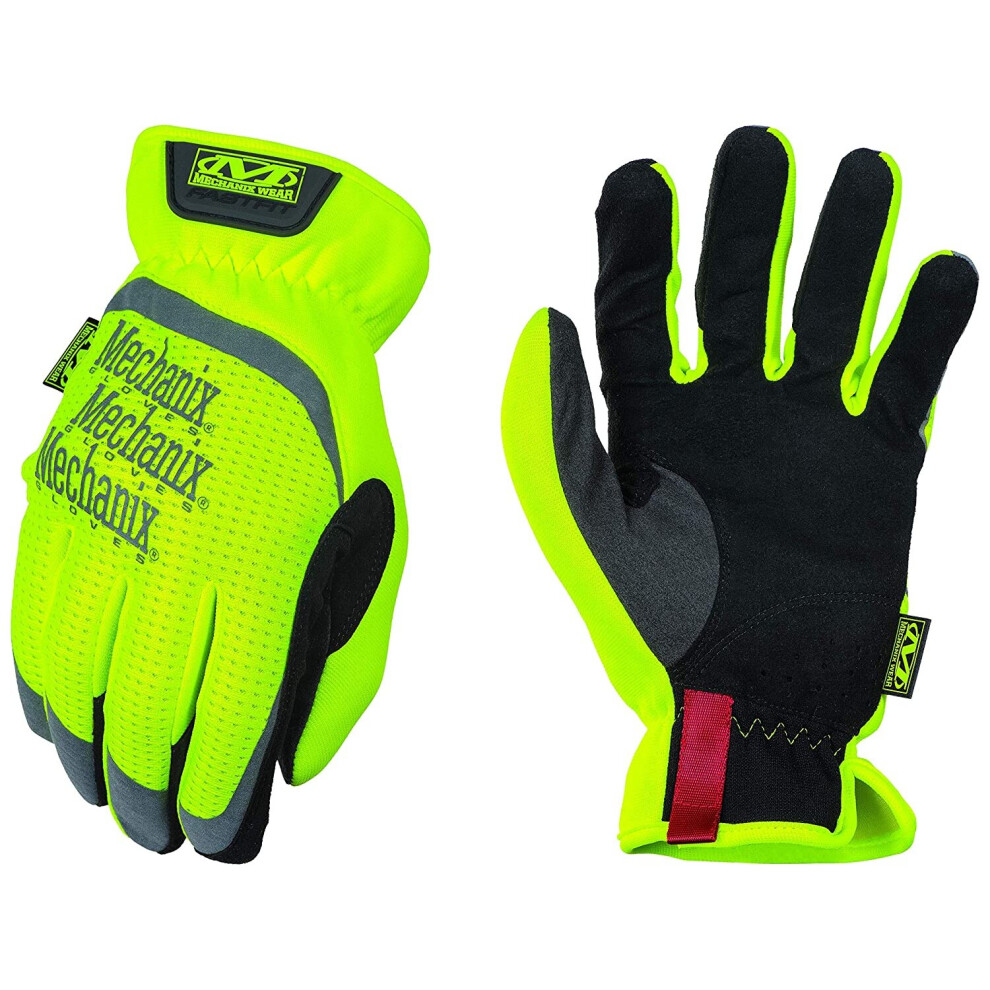 Mechanix Wear - Hi-Viz Fastfit Gloves (X-Large, Fluorescent Yellow) 781513614563
