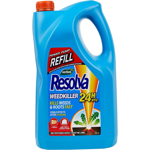 Resolva Resolva 24H Ready To Use Power Pump Weed Killer Refill, 5 Litre