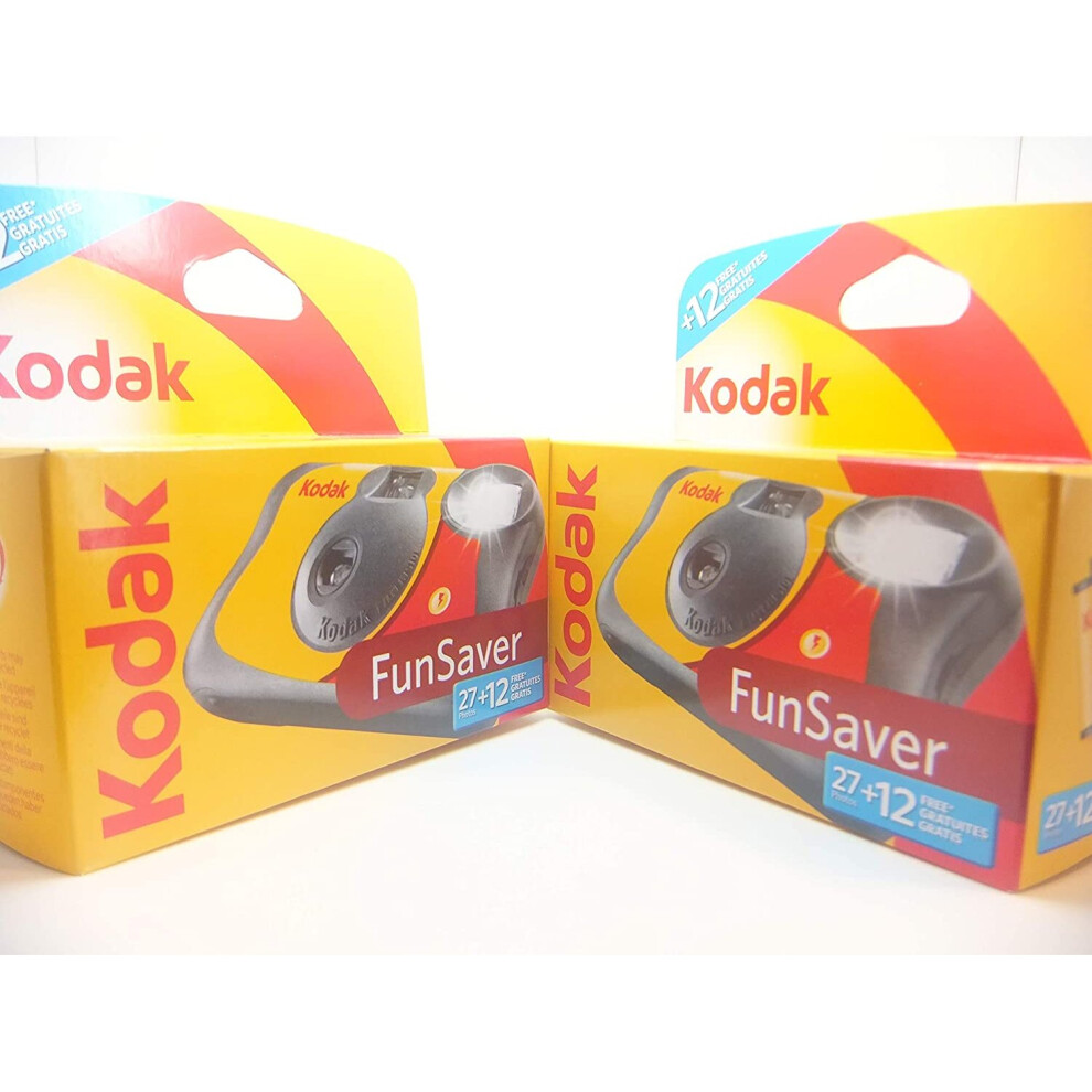 Kodak Disposable Flash Cameras - 39 Exposures - Pack of 2