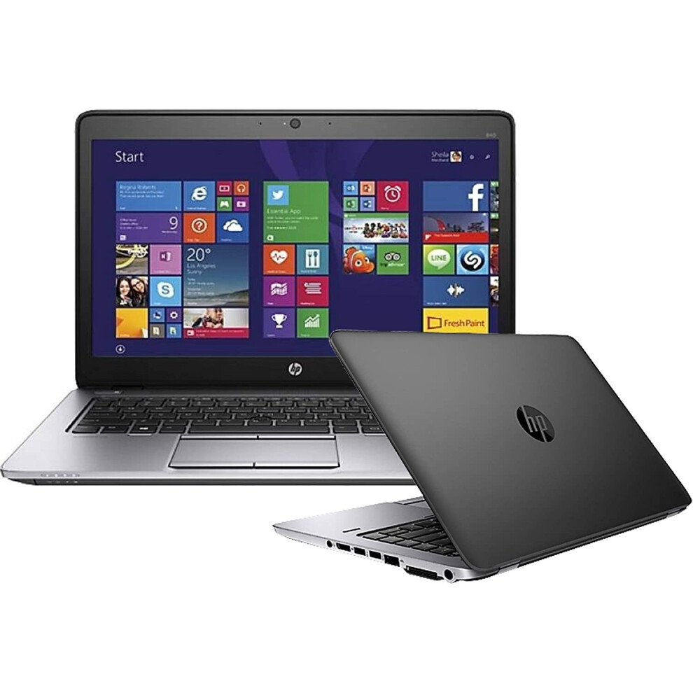 HP EliteBook 840 G1 14-inch Ultrabook (Intel Core i5 4th Gen, 8GB Memory, 256GB SSD, WiFi, WebCam, Windows 10 Professional 64-bit) (Renewed)