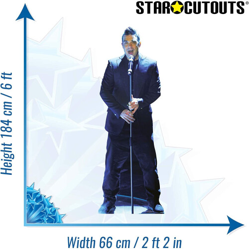 Star Cutouts Robbie Williams Cardboard Cutout Lifesize 1