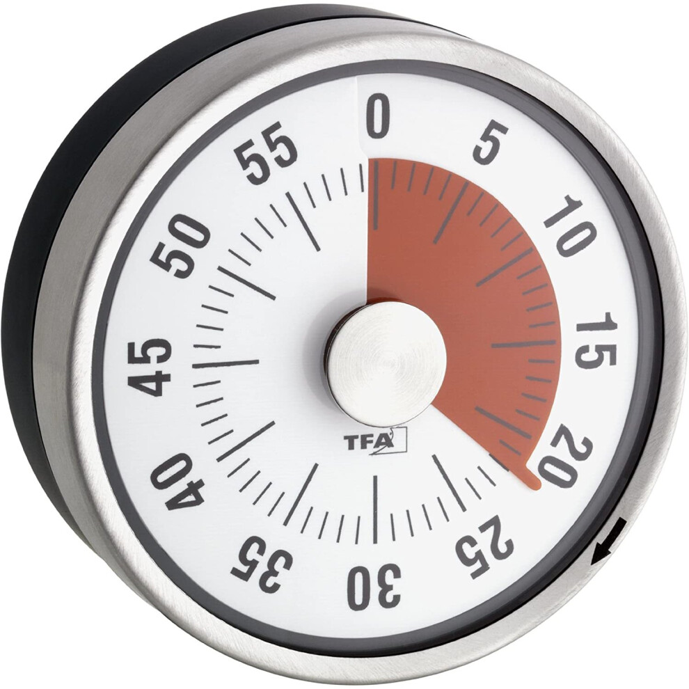 TFA Puck Kitchen Timer, Brown