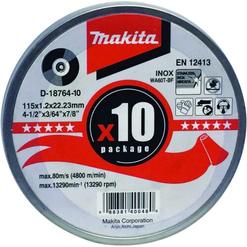 Makita Makita D-18764-10 Cutting Wheel, Multi-Colour