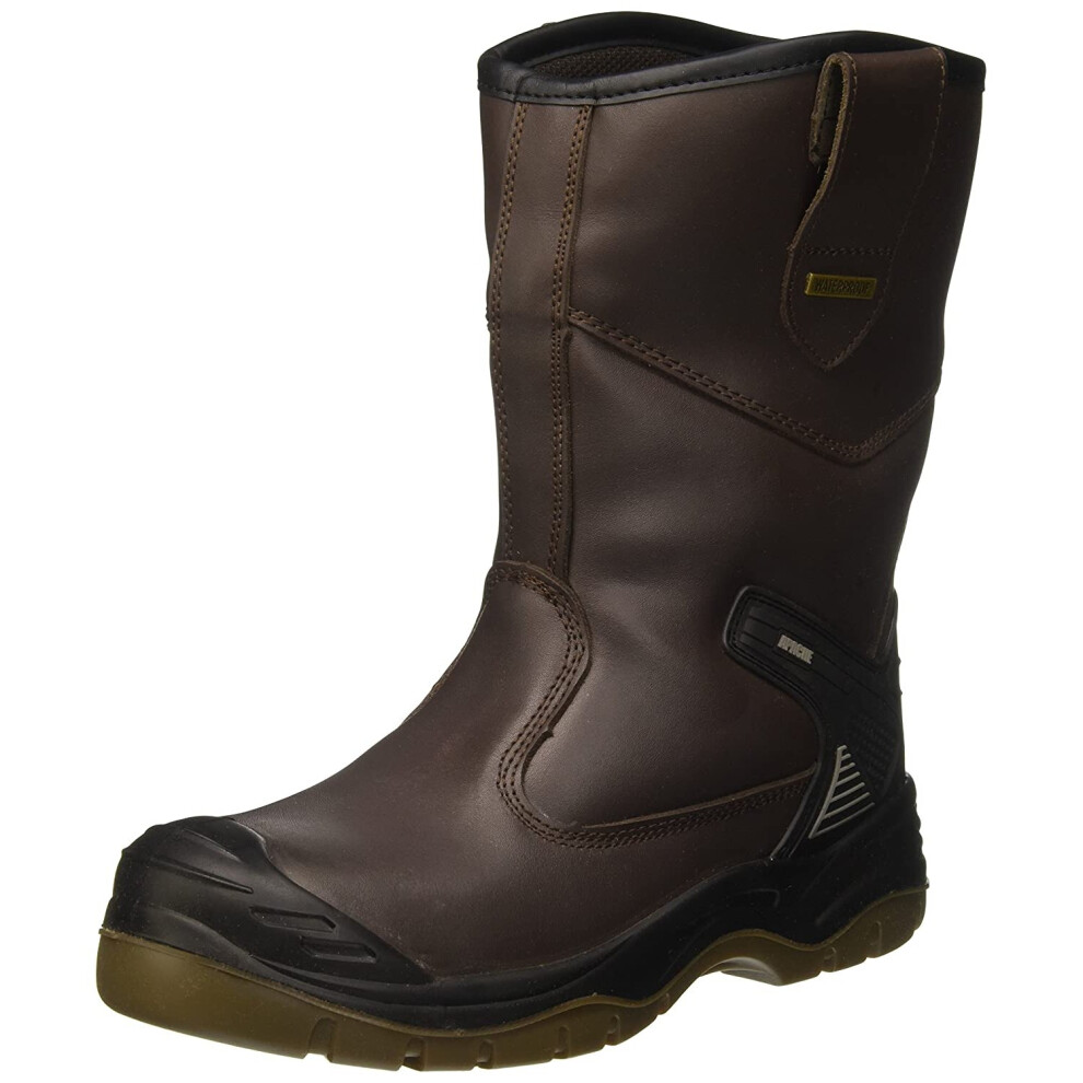 Sterling Safetywear Apache Unisex-Adult Ap305 Safety Boots Brown, 12 Uk (46 Eu) 5055197901802