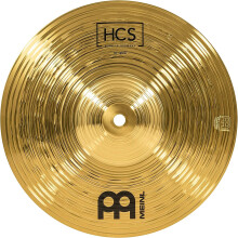 Meinl Cymbals HCS 10 inch (25,4cm) Splash cymbal for Drum Set – Traditional Finish Brass, Made In Germany (HCS10S)