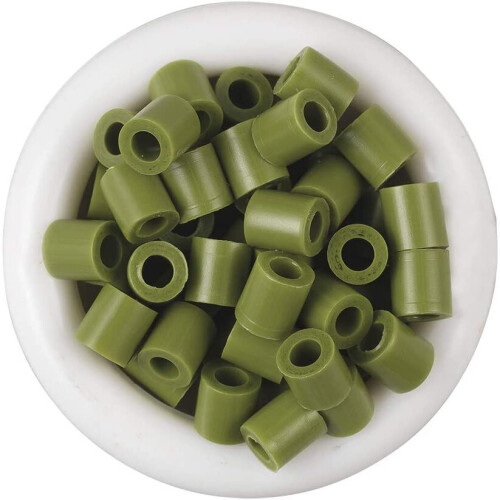 Hama Beads Hama Vert Olive - 1000 Perles en Sachet 2
