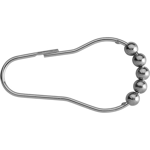 Croydex Croydex AK141641 Chrome Bead Shower Curtain Rings 1