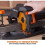 Evolution Power Tools R210CMS Compound Mitre Saw With Multi-Material Cutting, 45 Bevel, 45 Mitre, 1200W, (230 V) 9