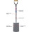 Spear & Jackson Spear and Jackson Neverbend Professional Treaded Digging Spade 1071AL 2