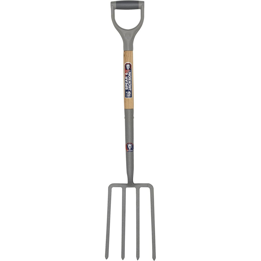 Spear & Jackson 1680Nb Neverbend Carbon Digging Fork, 99.5 X 20.5 X 10 Cm Blue