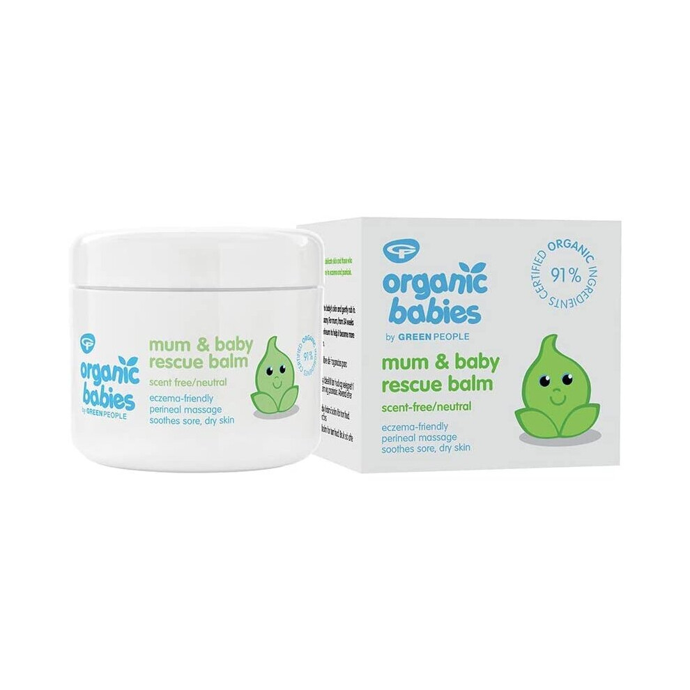 Green People Organic Babies Mum & Baby Rescue Balm - Scent Free (100ml)