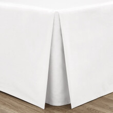 Catherine Lansfield Easy Iron Percale King Platform Valance Sheet White