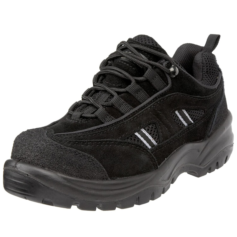 Sterling Safetywear Apache Unisex-Adult AP302SM Safety Shoes Black 6 UK Wide
