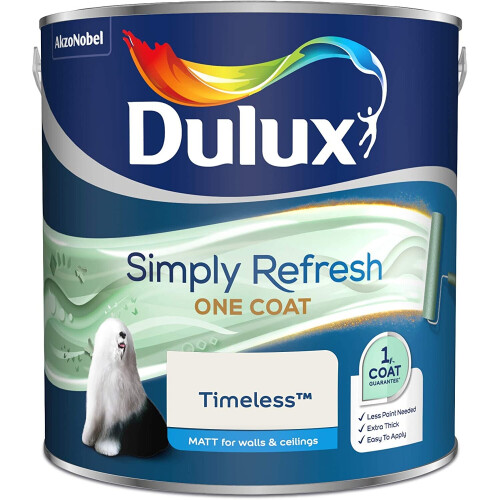Dulux Dulux Simply Refresh Matt Emulsion Paint - Timeless - 2.5L, 5382882 2