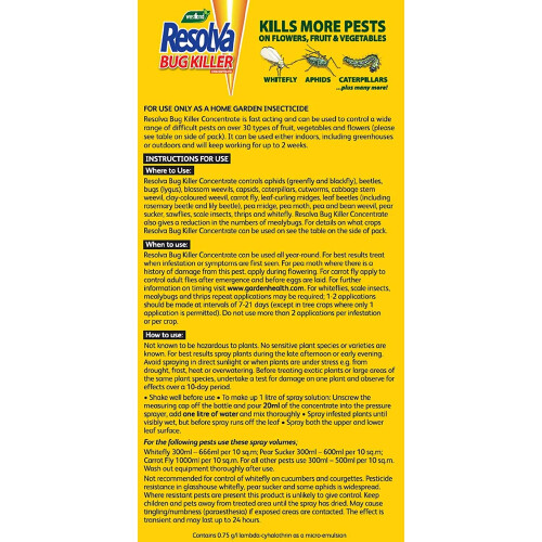 Resolva Resolva Bug Killer Concentrate, 250 ml 1
