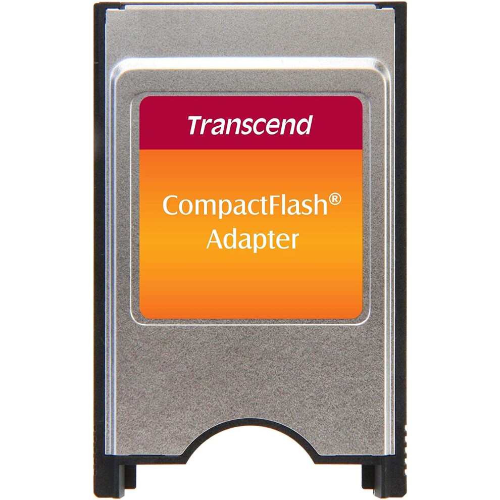 Transcend TS0MCF2PC PCMCIA ATA Adapter for CompactFlash Card - Silver/Black