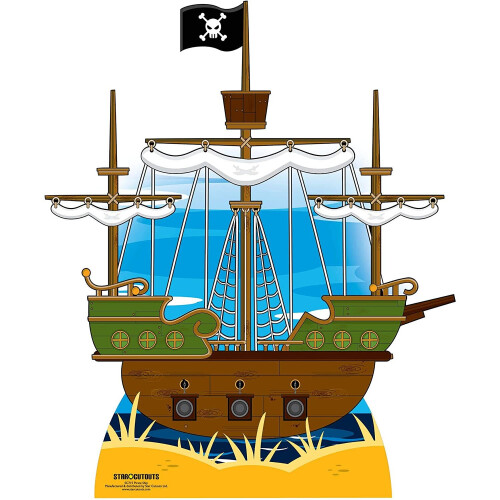 Star Cutouts Ltd Pirate Ship Cut Out