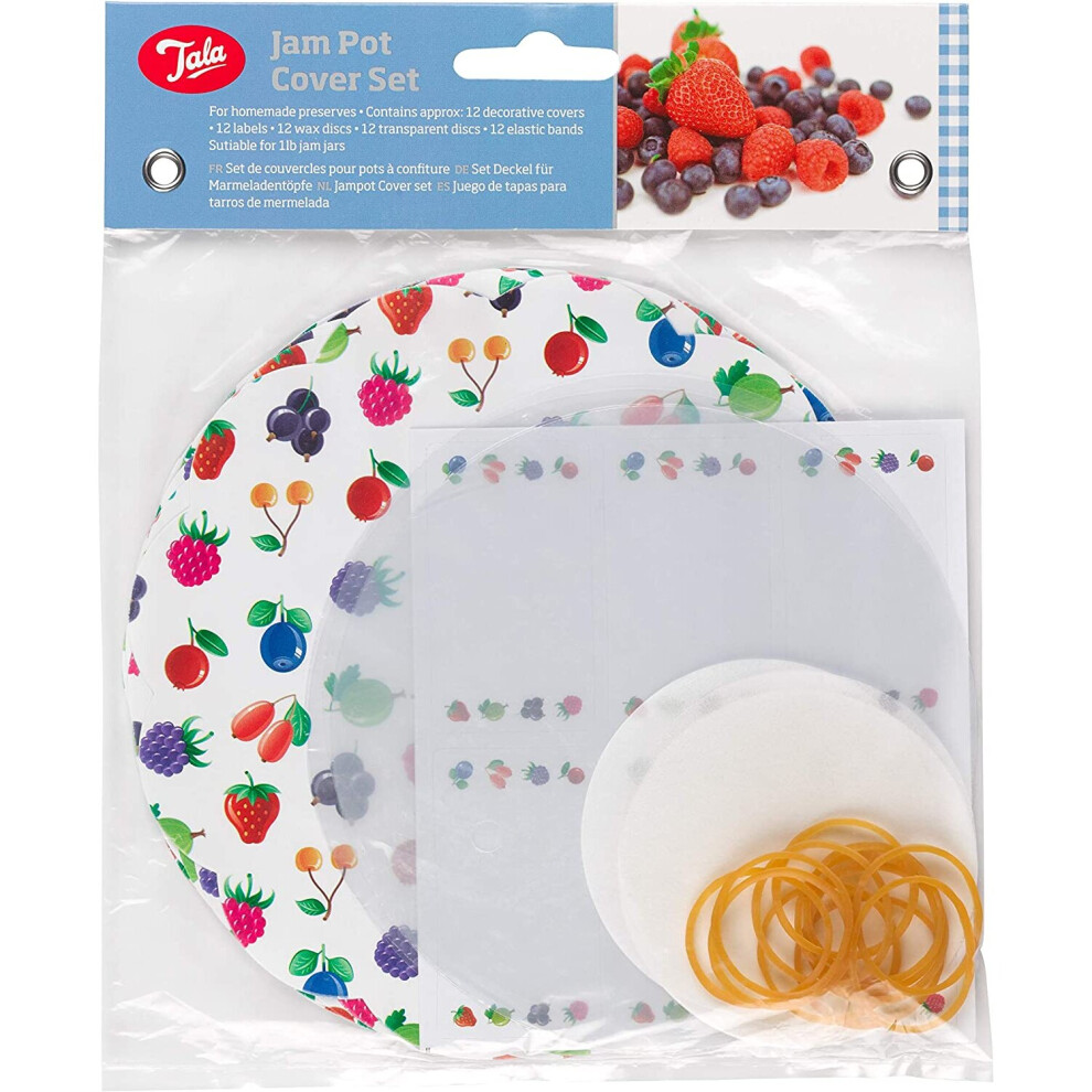 Tala Everyday Fruit Design Jam Pot Cover Set